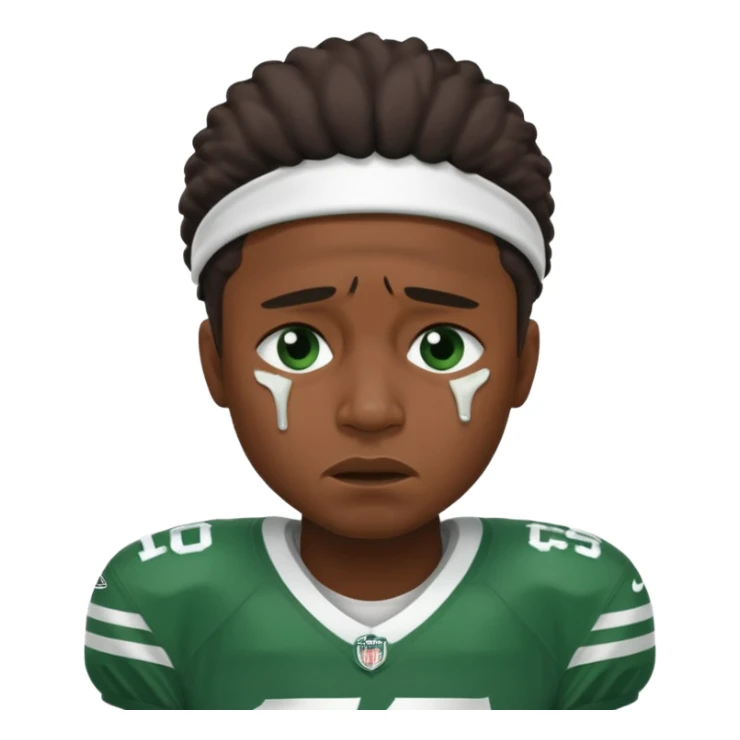 New York Jets being cry babies with tears  sticker
