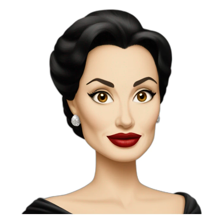Angelina Jolie as Maria Callas sticker