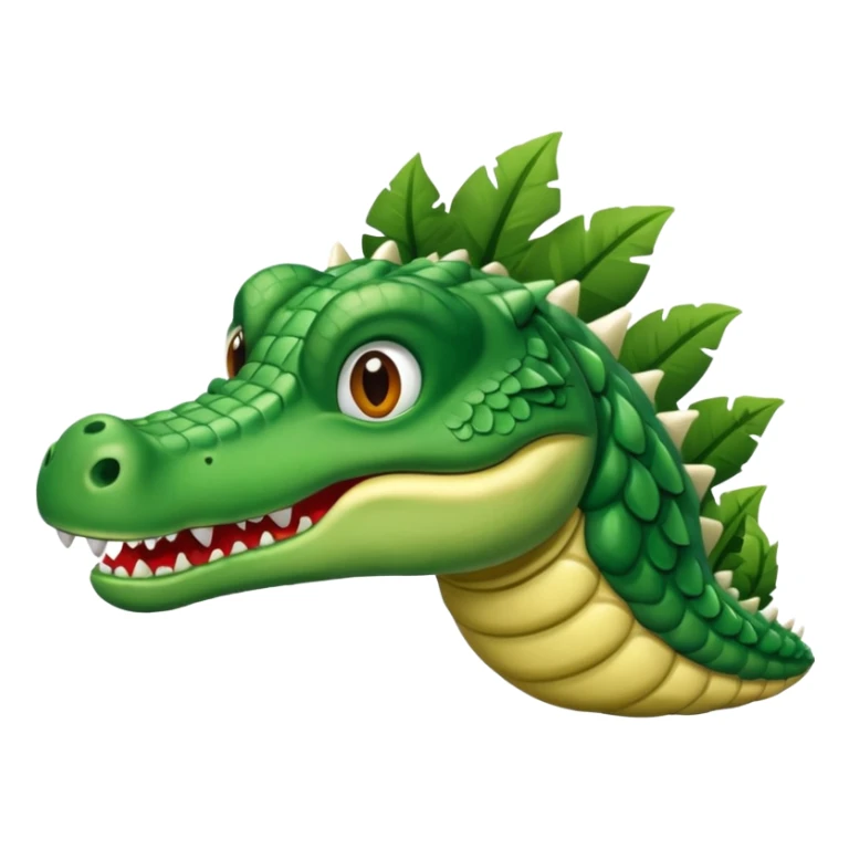 Hazme un avión con cabeza de cocodrilo sticker