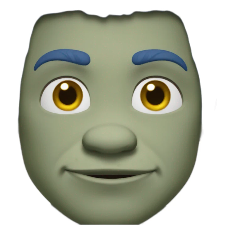 blue-shrek sticker