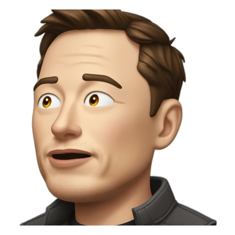 Elon musk qui dort sticker
