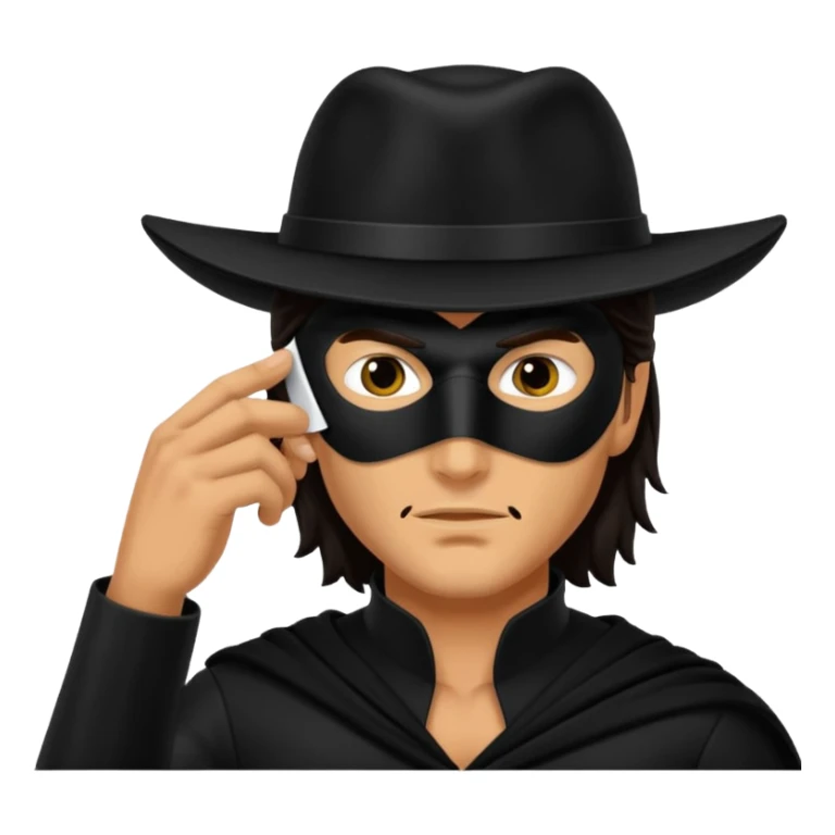 Zorro animal  quítale la máscara  sticker