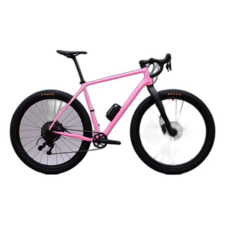 Canyon grizl pink bikepacking sticker