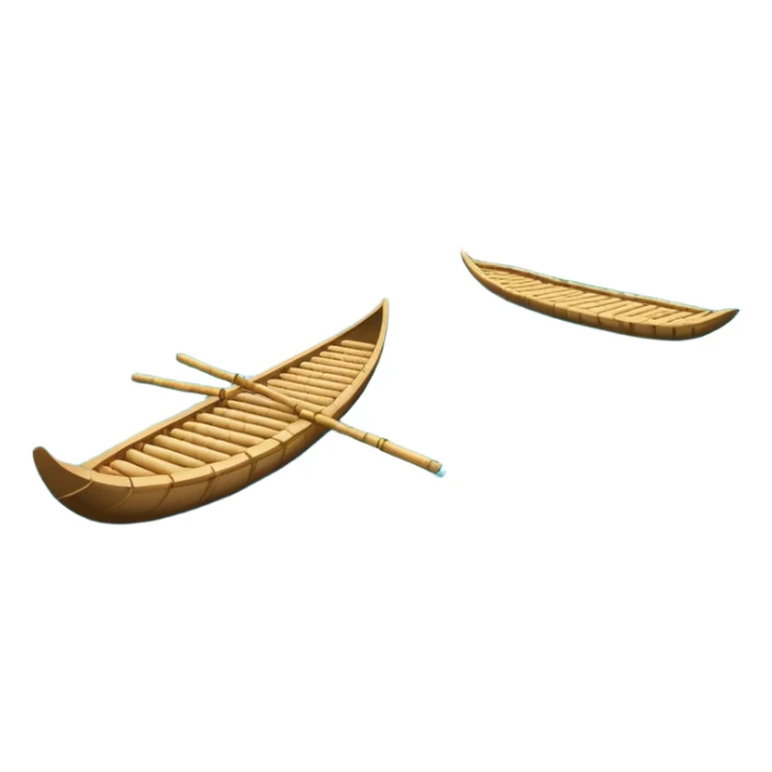 Li River Guilin with karst mountains and bamboo raft, simplified emoji style with bold outlines and bright colors, cartoon style limestone peaks with river sticker