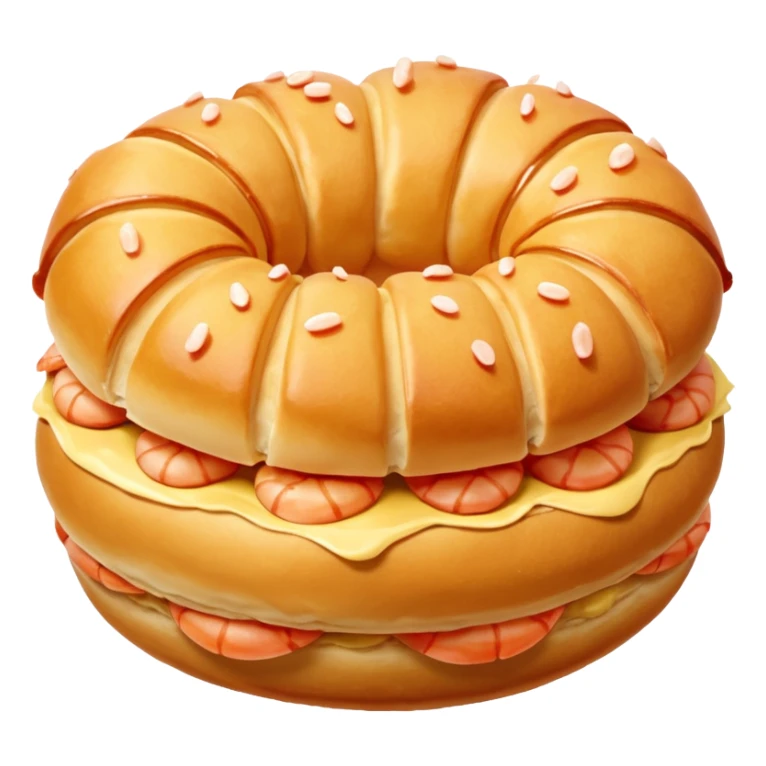 Un choux à la crevette sticker