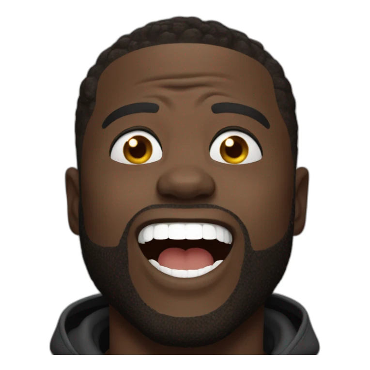 Kevin hart happy sticker