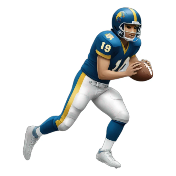 Elvis Presley as a football player sticker