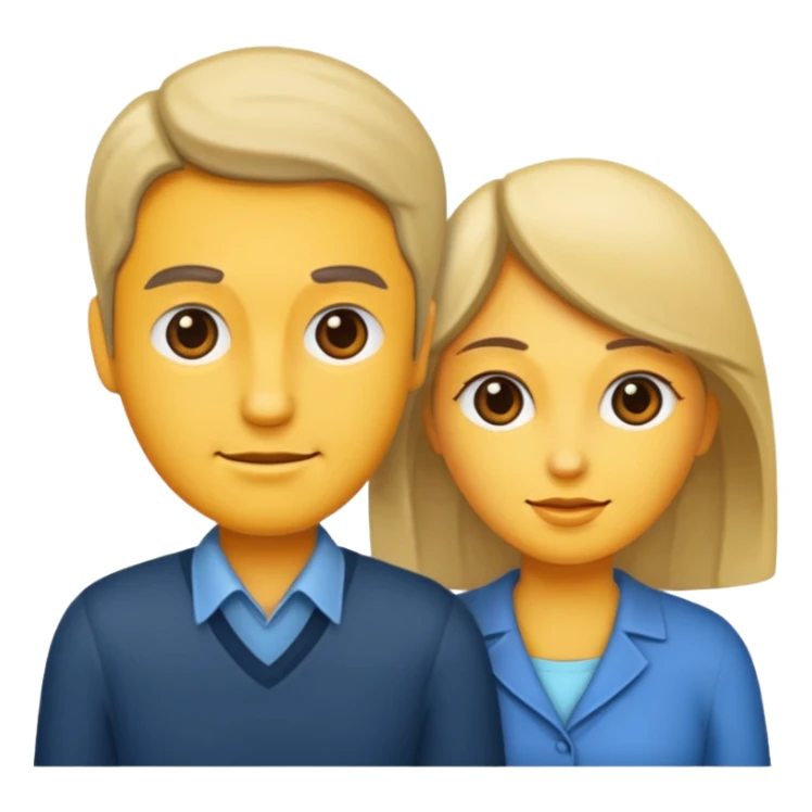 a man and a woman sticker