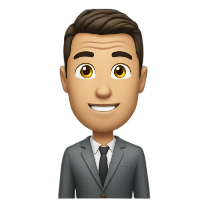 Cristiano ronaldo talking yes sticker