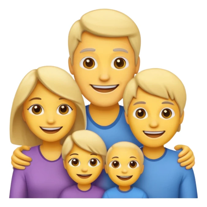 Un emojin de famila sticker