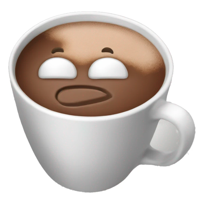 mug of hot chocolate sticker