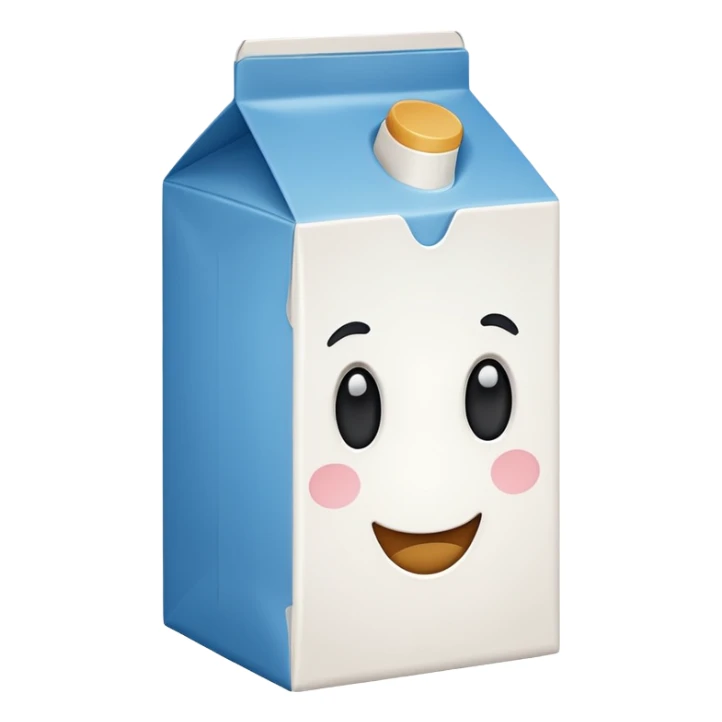 Milk carton sticker