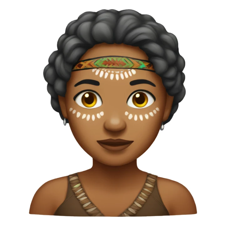Aboriginal woman sticker