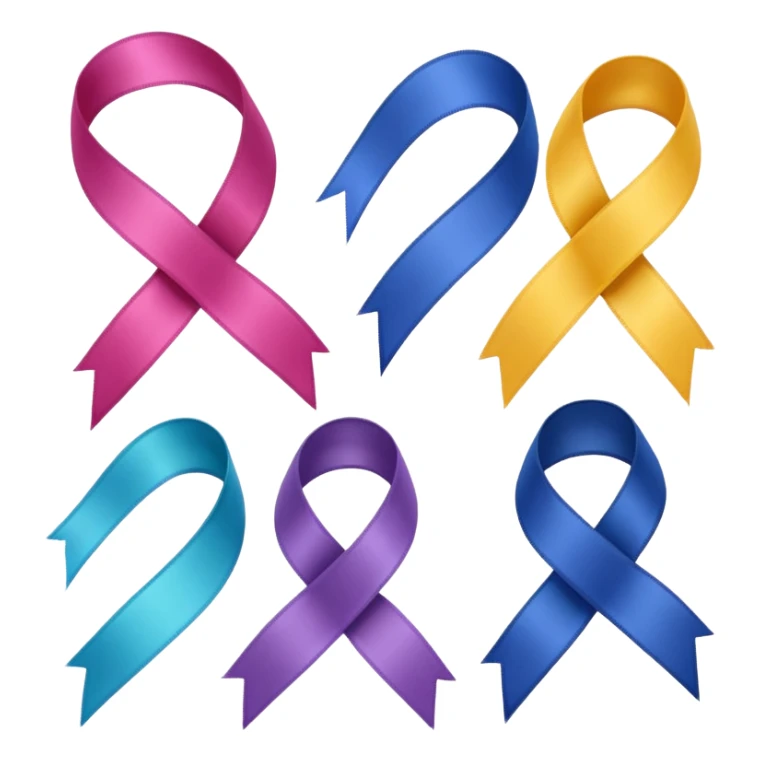 Ribbon of same design in all colors sticker