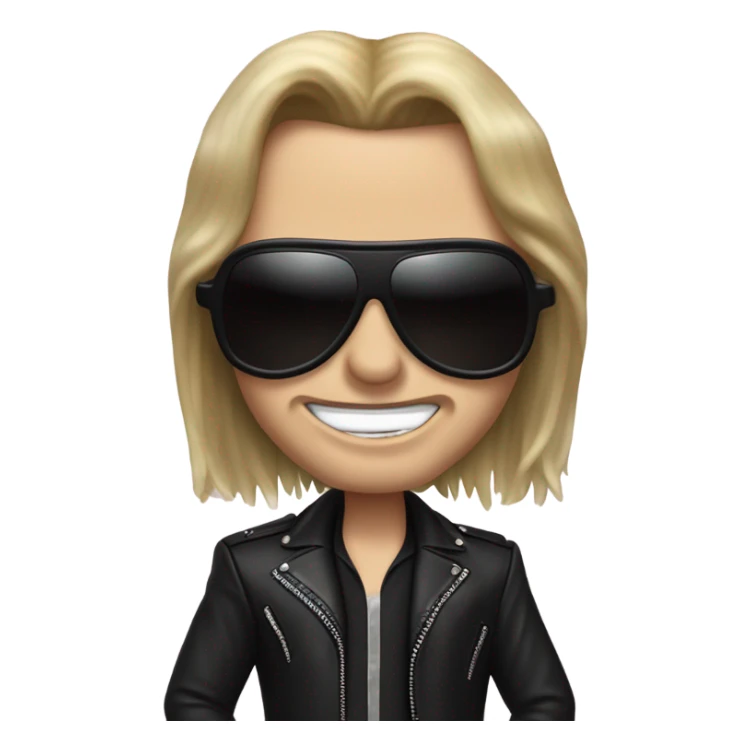 Photorealistic Gene Simmons with Macaulay Culkin  sticker