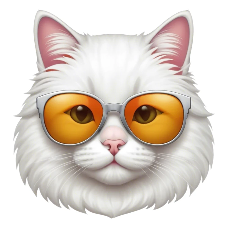 Cat with sunglasses sticker