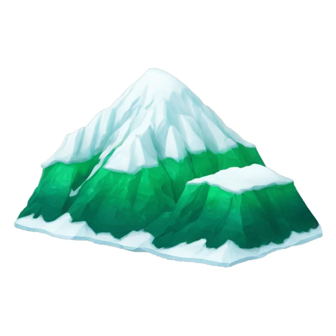 berg mit schnee andere seite grün Marokko sticker