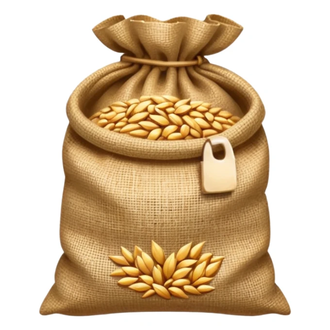 Bag of grain sticker