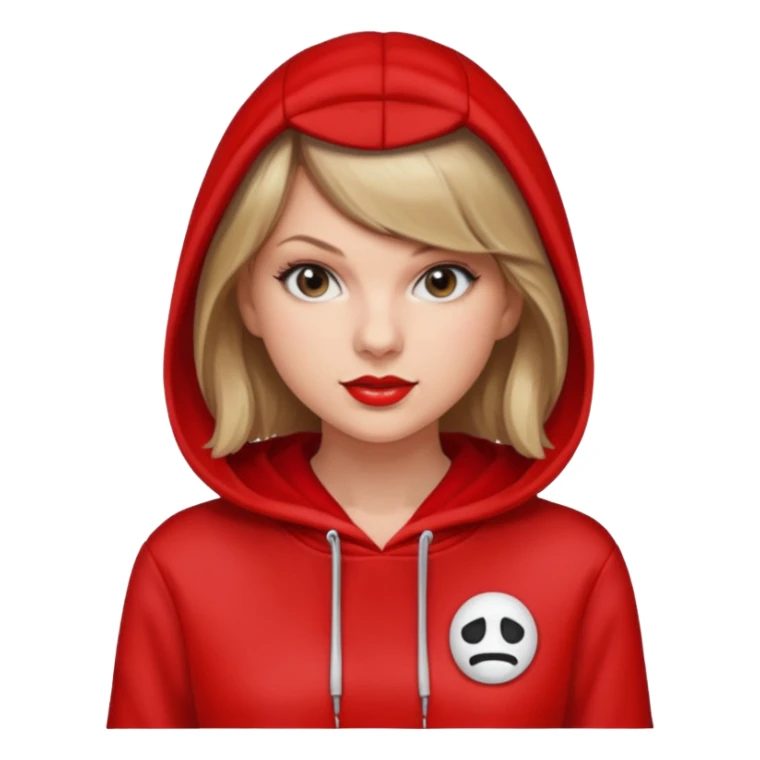 taylor swift puts on la casa de papel hoodie  sticker