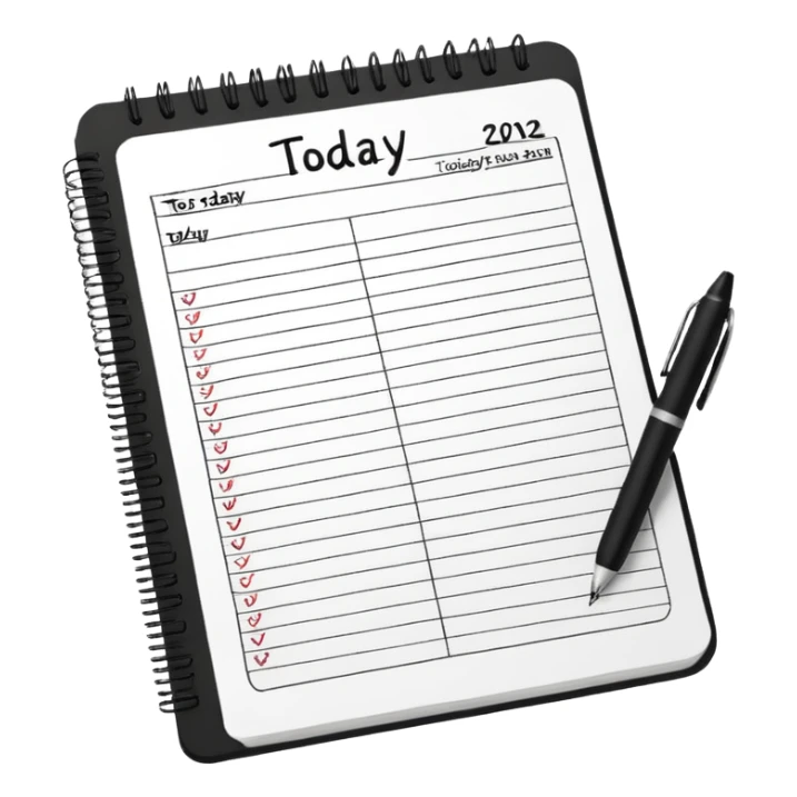 daily planner sticker