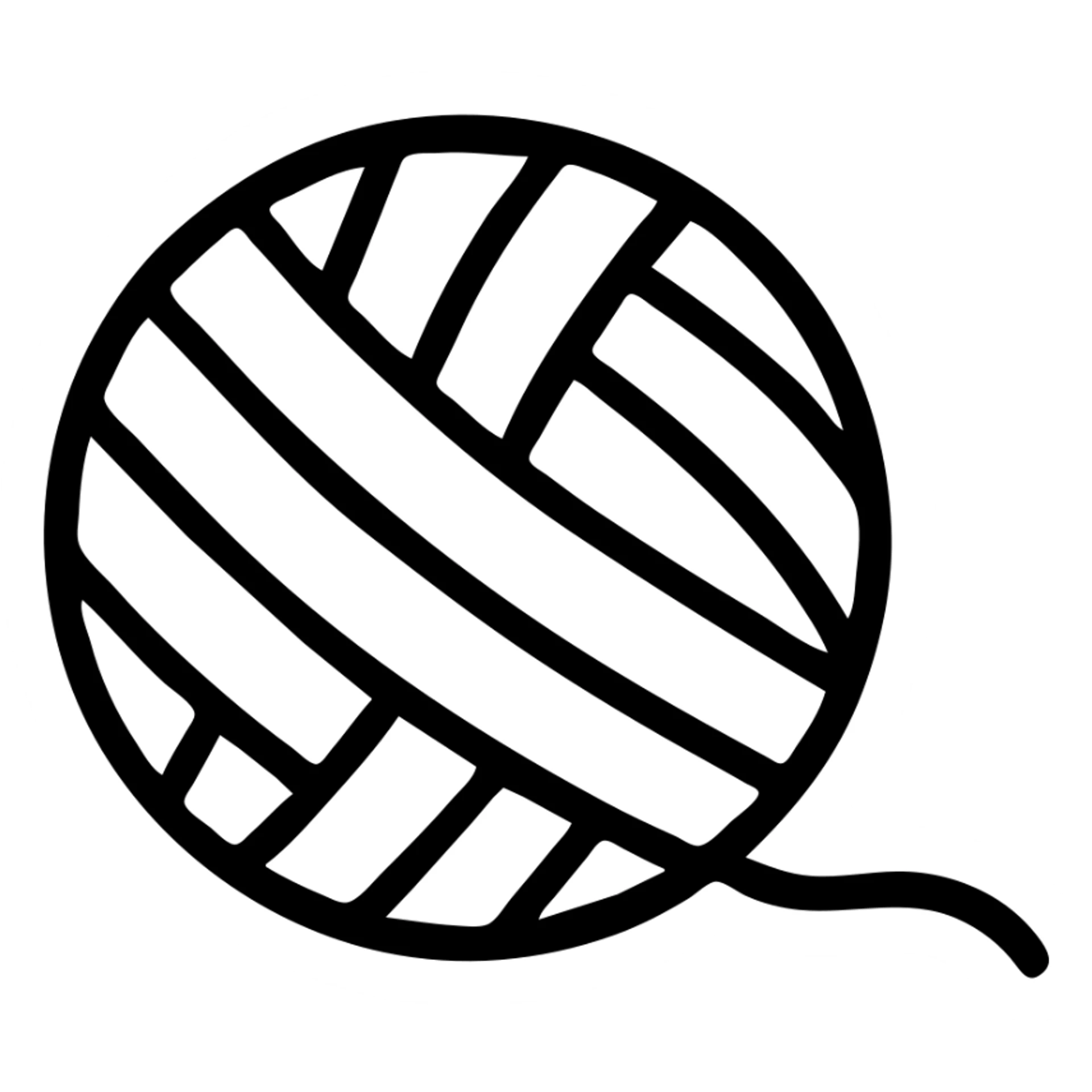 клубок минимализм sticker