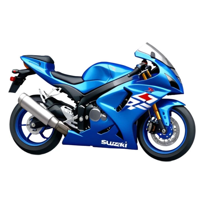 Deep pearl blue #2 Suzuki GSXR 750 sticker