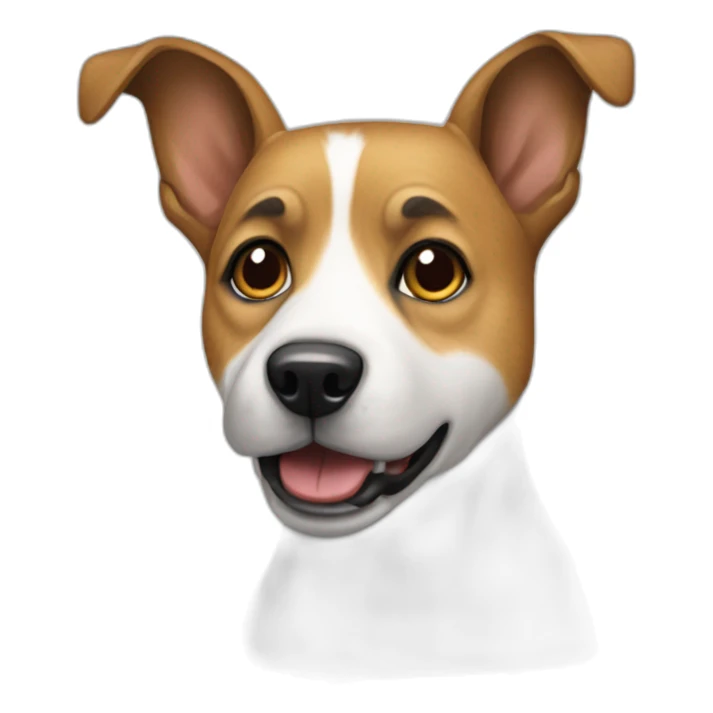 jackrasl terrier dog that works in the state security service sticker