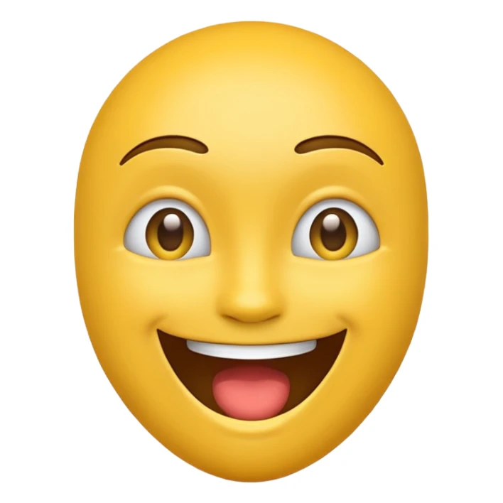 Create me a 🤣 like not have water on eyes sticker