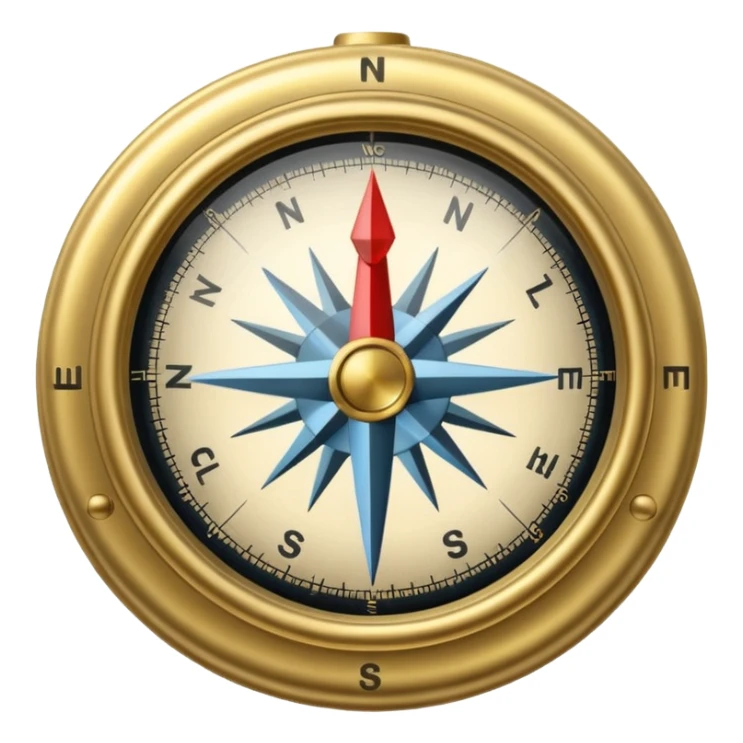 компас sticker