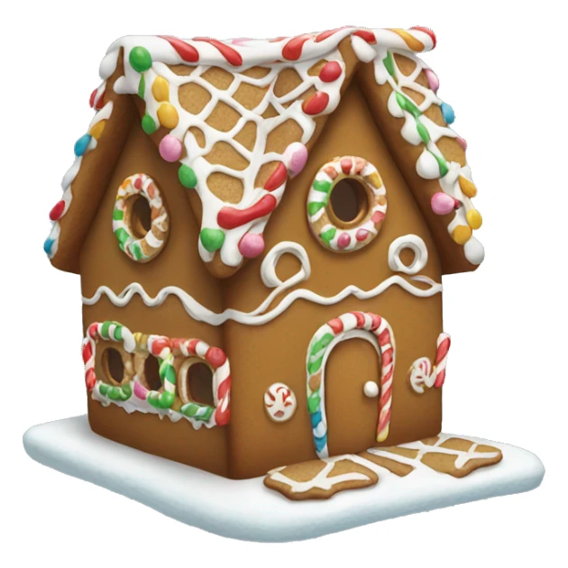 Gingerbread house sticker