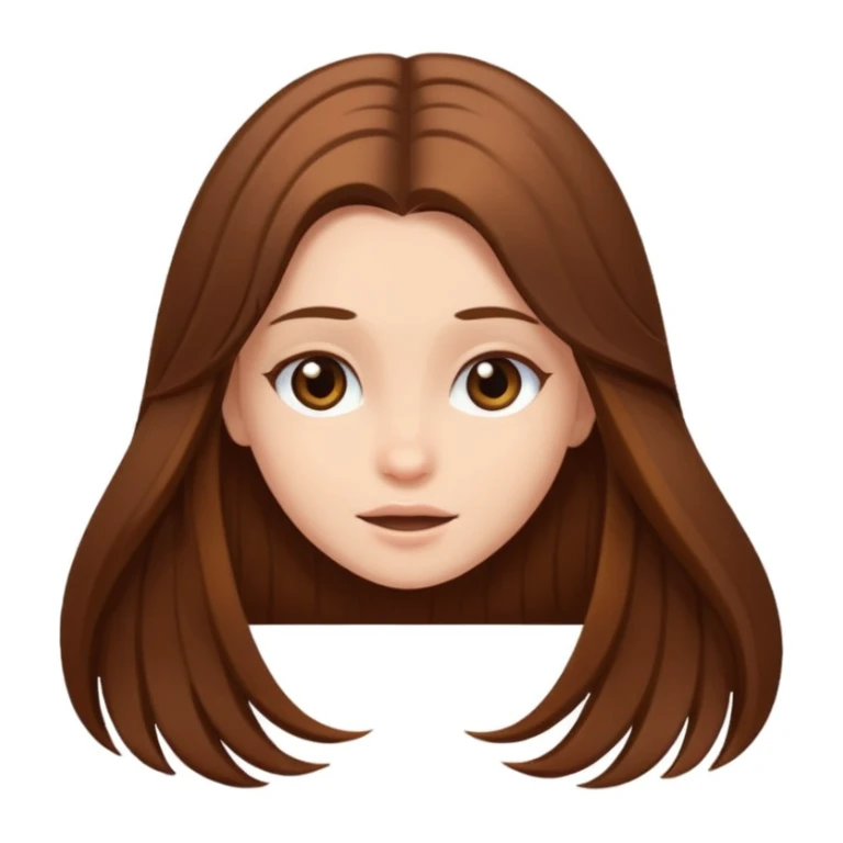 Girl flipping hair sticker