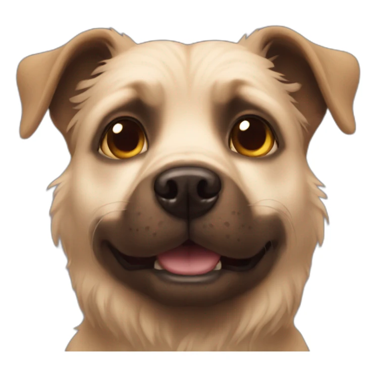 dog heart eyes sticker