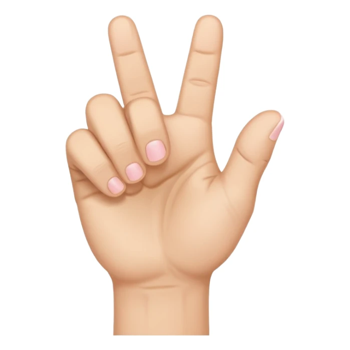 UN MANO, A PUGNO, CON CINQUE DITA, E IL MIGNOLO, L' ULTIMO DITO, ALL' IN SÙ  sticker