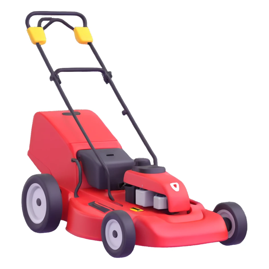 lawn mower sticker