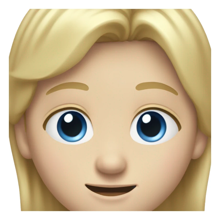 9-year old slightly chubby boy with blond hair and broad blue eyes sticker