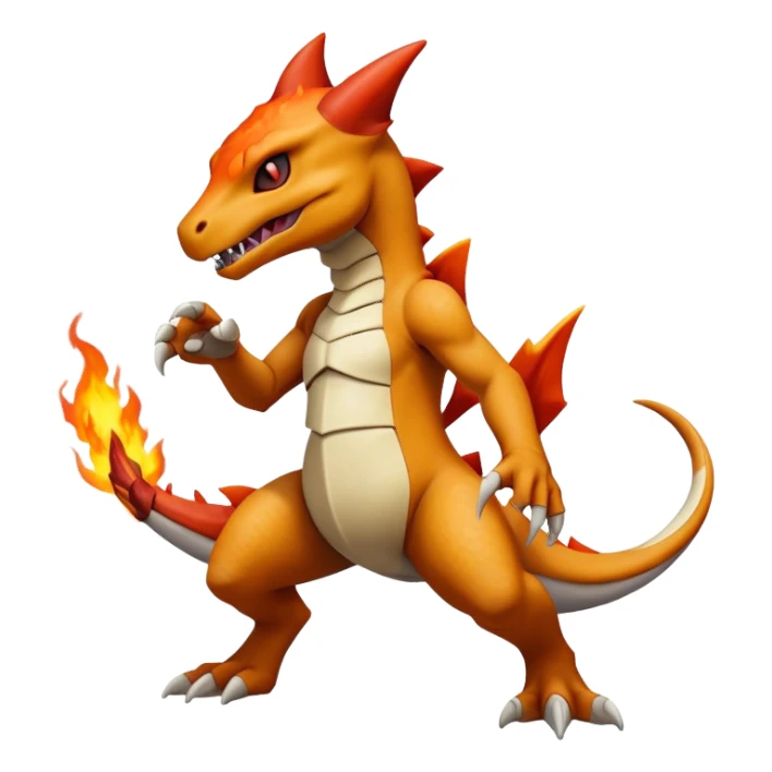 Cubone-Marowak-Charmeleon-Fakémon-creature (full body) sticker