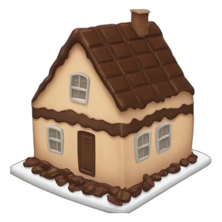 Chocolate house  sticker