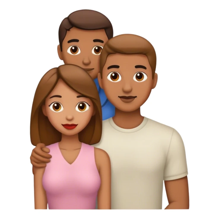 pareja de hombre y mujer enamorados sticker