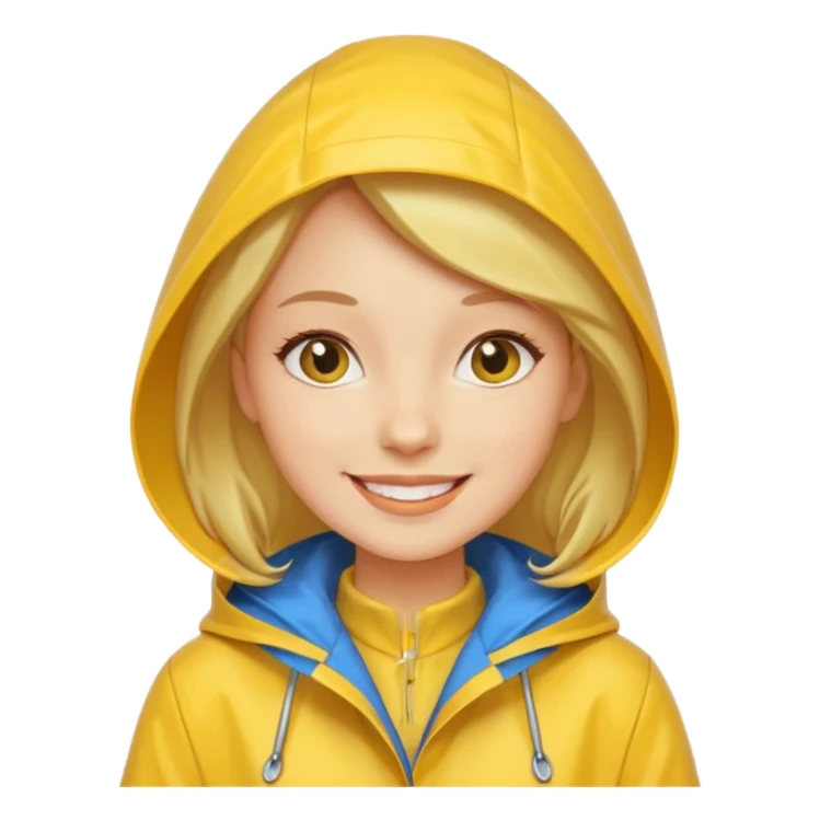 fotographer woman with rain coat sticker