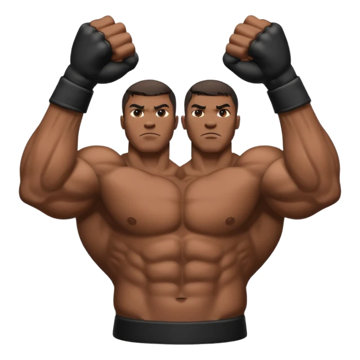 Wakanda forever . Two black fists crossing in an x pattern sticker