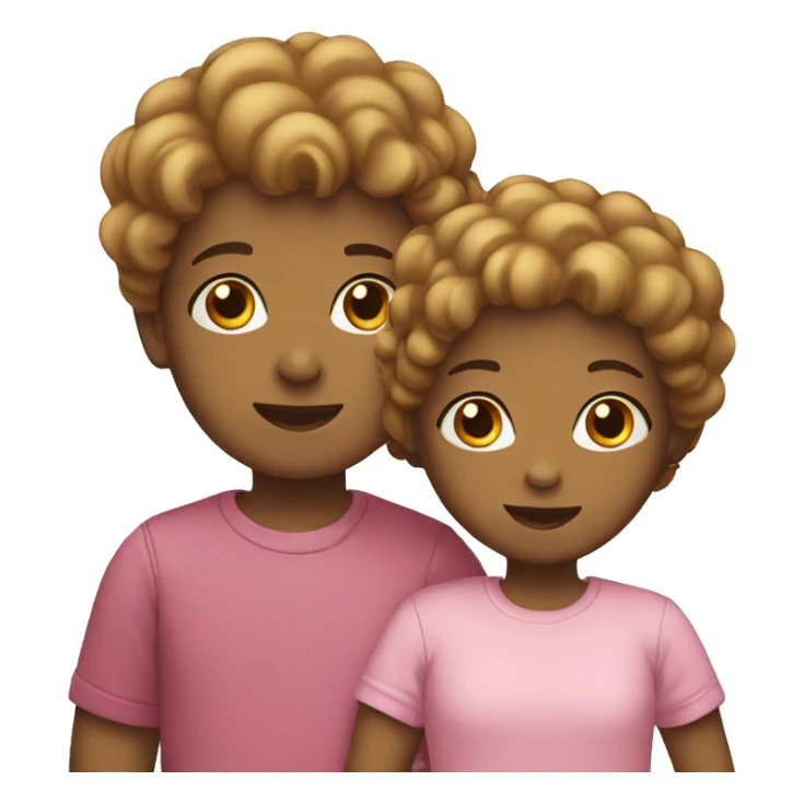 Family 3 children sticker