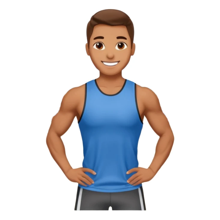 the personal trainer teaching students at the gym sticker