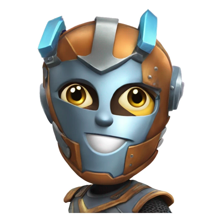 rusty, the character from starlight express sticker