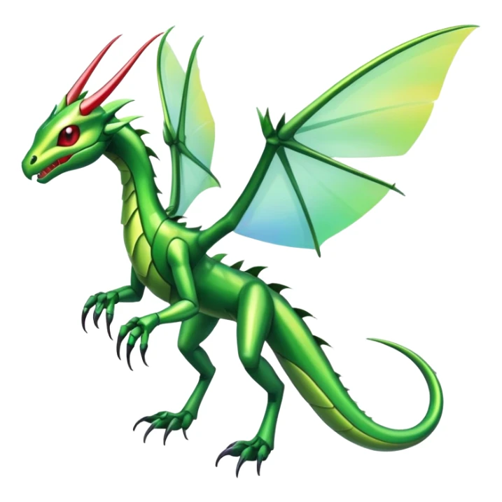 Shiny Exotic Flygon-Scyther-Hybrid-Creature sticker