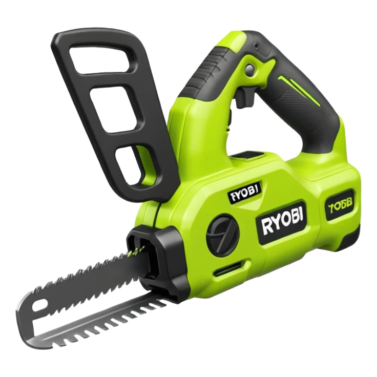 RYOBI ONE+ 18V Cordless Reciprocating saw battery emoji style sticker