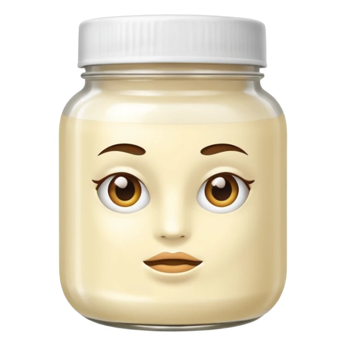 hair mask in a jar sticker