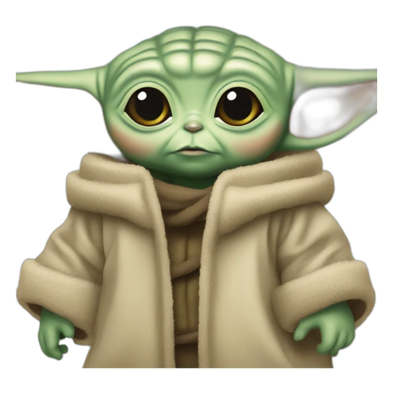 baby yoda starbuvks sticker