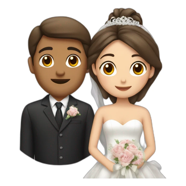 homme qui demande une fille en mariage sticker