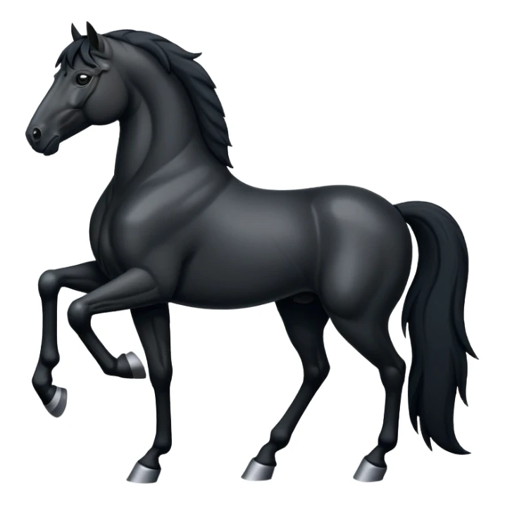 Black horse black horse  sticker