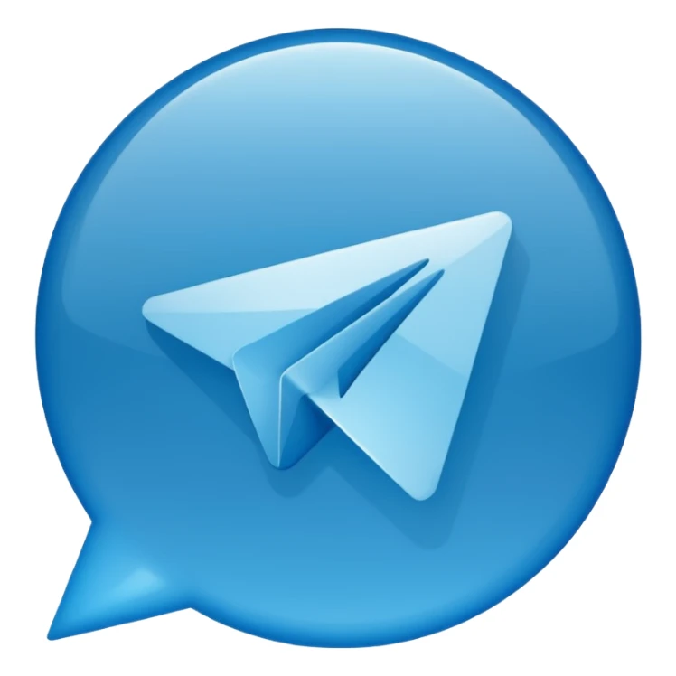 logo telegram sticker
